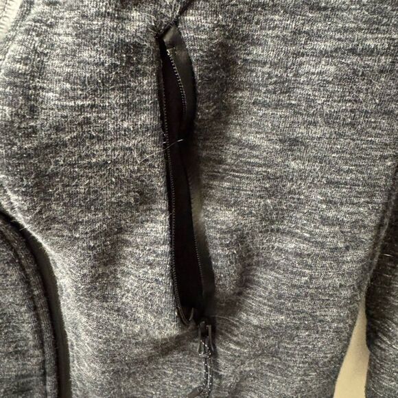 Champion Gray Bomber Jacket with High Collar and Slim Fit - Picture 6 of 10